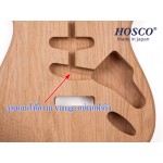 HOSCO 2 PCS Alder Strat Rosewood Guitar Kit